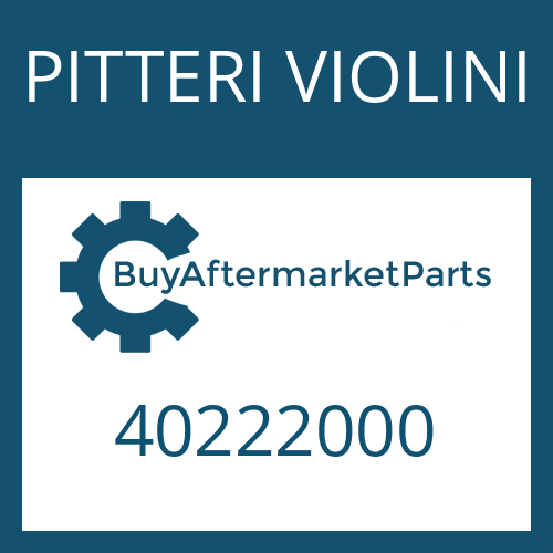 40222000 PITTERI VIOLINI U-JOINT-KIT