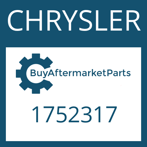 1752317 CHRYSLER U-JOINT-KIT