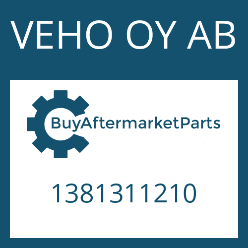 1381311210 VEHO OY AB SLIP JOINT