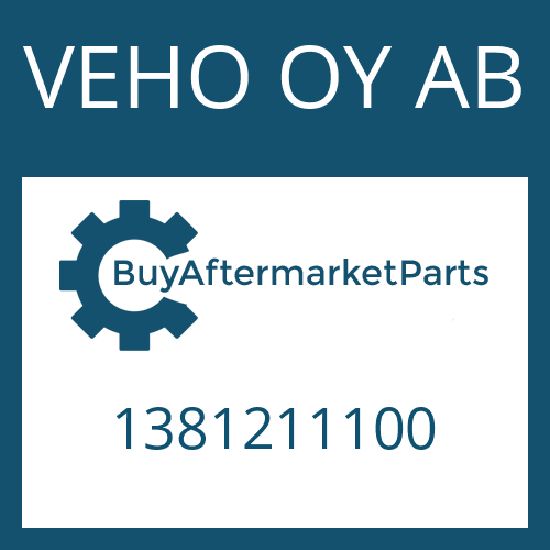 1381211100 VEHO OY AB TUBE YOKE