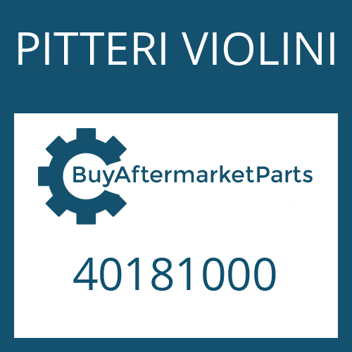 40181000 PITTERI VIOLINI U-JOINT-KIT