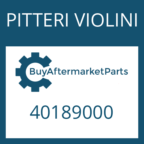 40189000 PITTERI VIOLINI U-JOINT-KIT