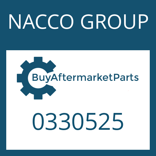 0330525 NACCO GROUP TUBE ASSY