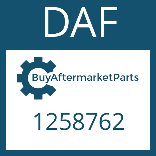 1258762 DAF U-JOINT KIT