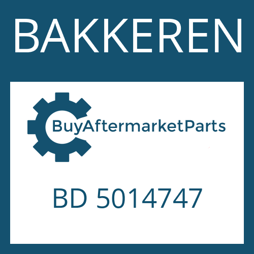 BD 5014747 BAKKEREN Rubber Coupling Assembly