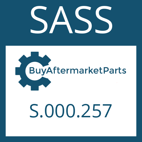 S.000.257 SASS Center Bearing Assembly