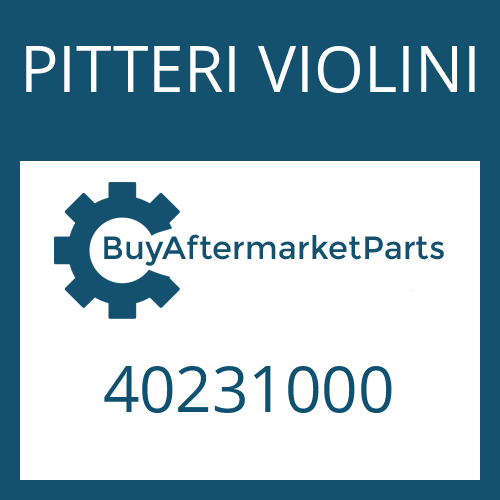 40231000 PITTERI VIOLINI U-JOINT-KIT