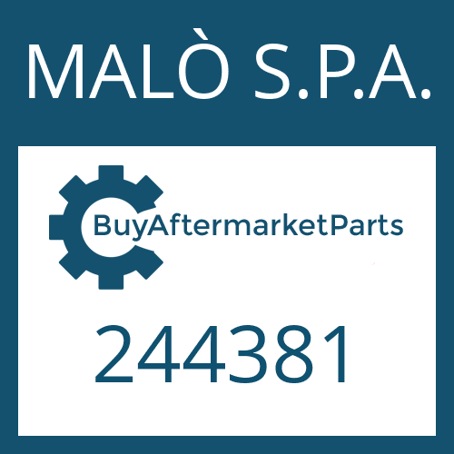 244381 MALÒ S.P.A. CENTER BEARING ASSEMBLY