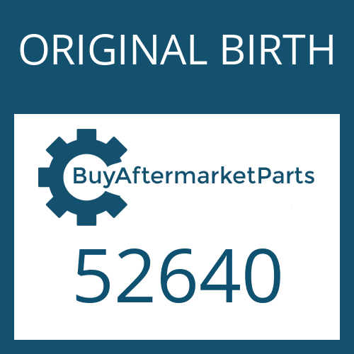 52640 ORIGINAL BIRTH CENTRE BEARING ASSY