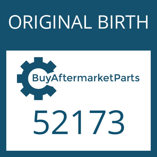 52173 ORIGINAL BIRTH CENTRE BEARING ASSY