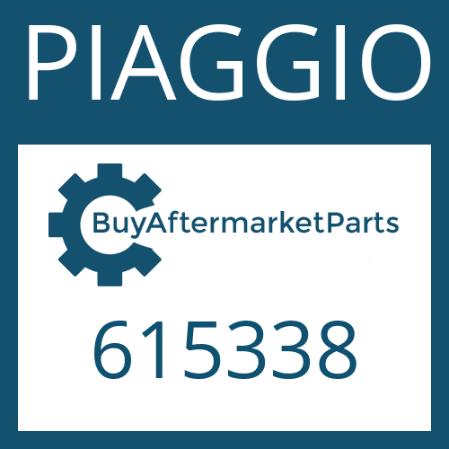 615338 PIAGGIO DRIVESHAFT WITHOUT LENGTH COMPENSATION