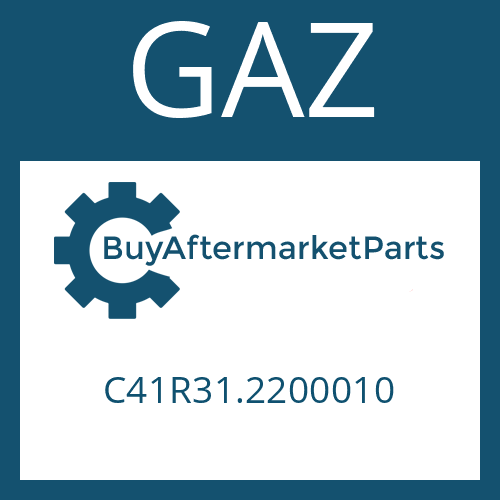 C41R31.2200010 GAZ DRIVESHAFT