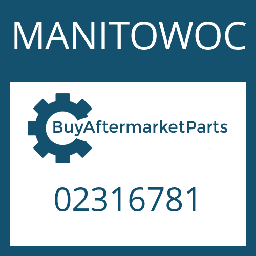 02316781 MANITOWOC U-JOINT KIT