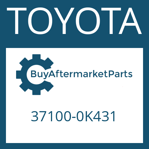 37100-0K431 TOYOTA DRIVESHAFT