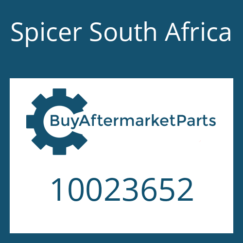 10023652 Spicer South Africa DRIVESHAFT