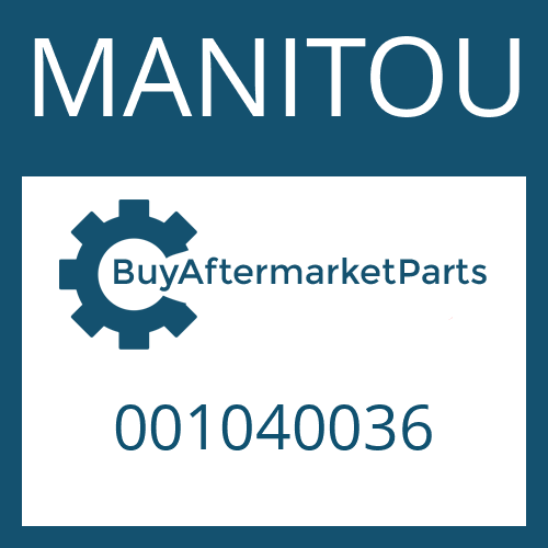 001040036 MANITOU SEAL