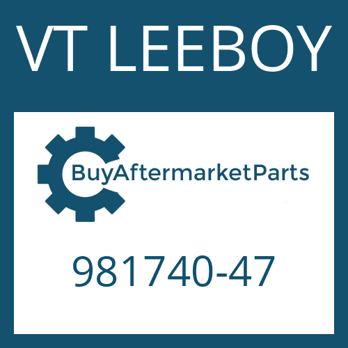 981740-47 VT LEEBOY SEAL - O-RING