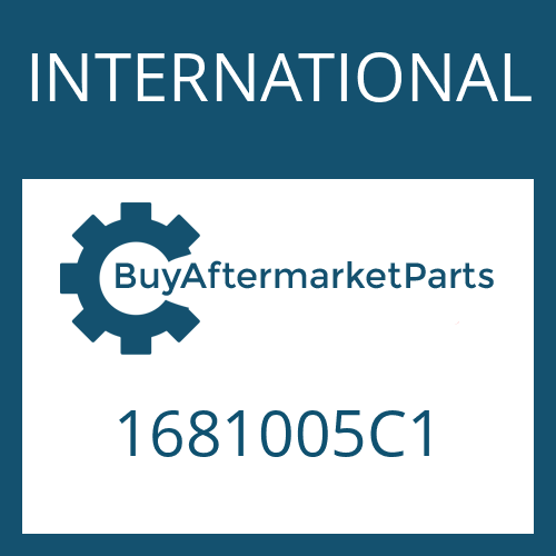 1681005C1 INTERNATIONAL OIL SEAL