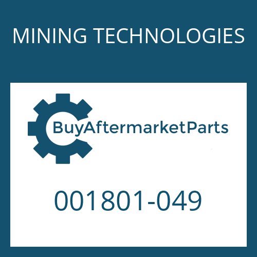 001801-049 MINING TECHNOLOGIES END PLATE