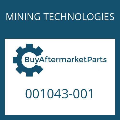 001043-001 MINING TECHNOLOGIES KIT-RING & PINION