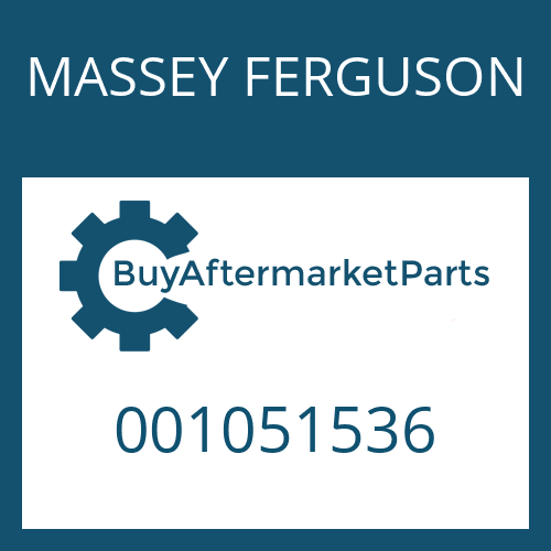 001051536 MASSEY FERGUSON SEAL - O-RING