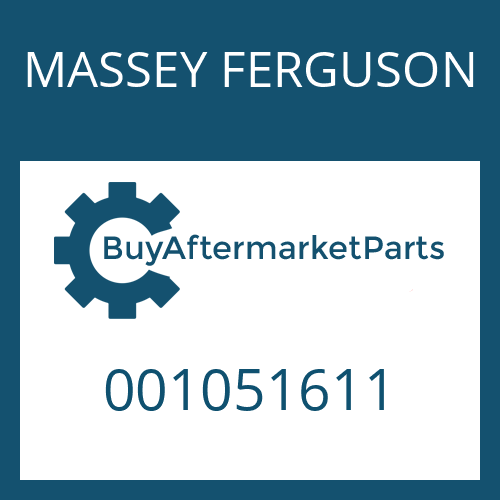 001051611 MASSEY FERGUSON SEAL - O-RING