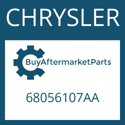 68056107AA CHRYSLER DRIVESHAFT