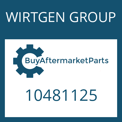 10481125 WIRTGEN GROUP SHIM