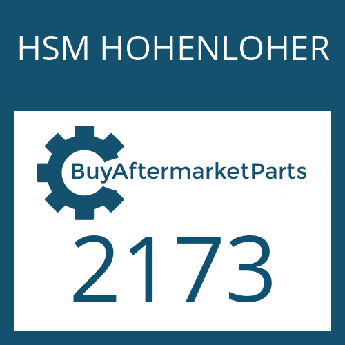 2173 HSM HOHENLOHER HALF SHAFT