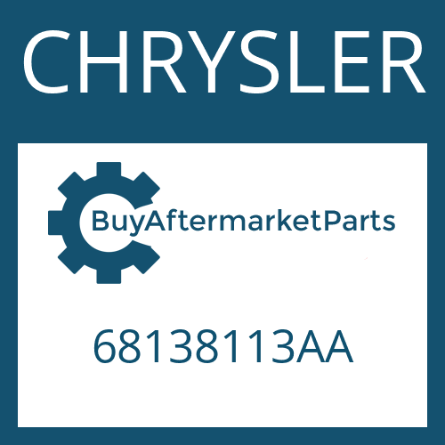 68138113AA CHRYSLER DRIVESHAFT