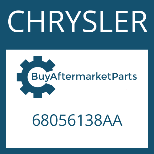 68056138AA CHRYSLER DRIVESHAFT