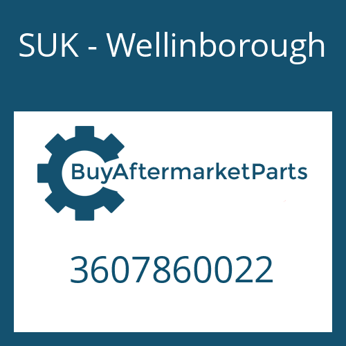 3607860022 SUK - Wellinborough DRIVESHAFT