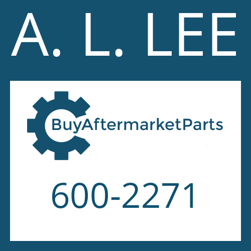 600-2271 A. L. LEE PLUG - CUP FA5163