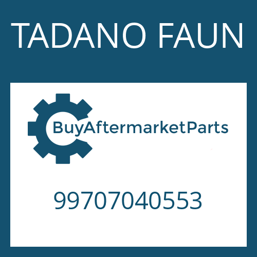 99707040553 TADANO FAUN DRIVESHAFT