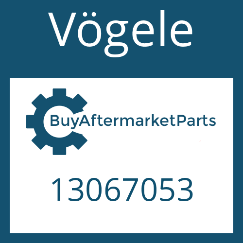 13067053 Vögele WOODRIF KEY