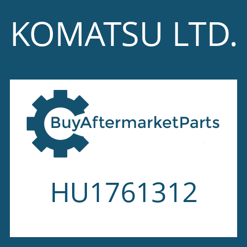 HU1761312 KOMATSU LTD. INTERMEDIATE COVER