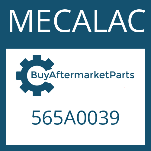 565A0039 MECALAC COVER