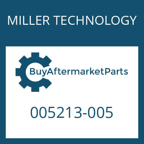 005213-005 MILLER TECHNOLOGY NUT