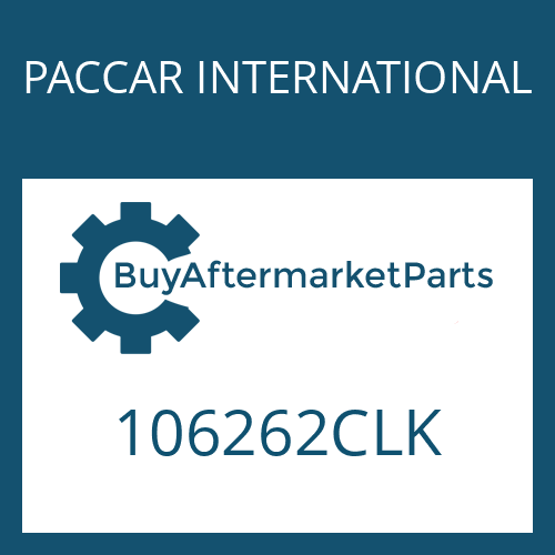 106262CLK PACCAR INTERNATIONAL WASHER