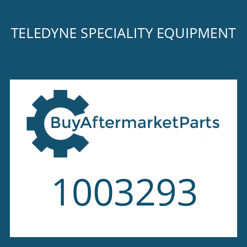 1003293 TELEDYNE SPECIALITY EQUIPMENT FLANGE