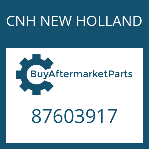 87603917 CNH NEW HOLLAND PLUG