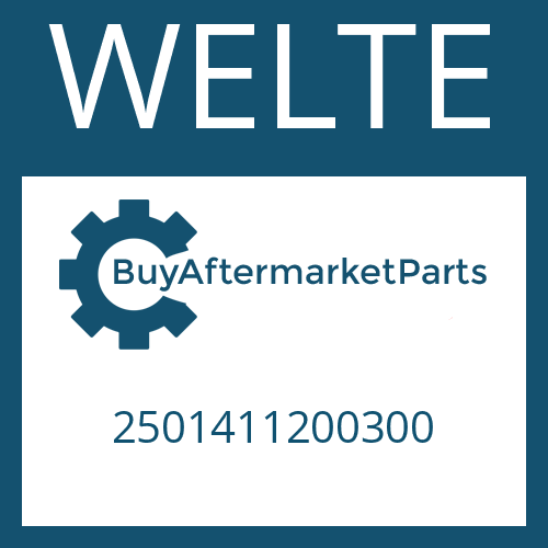 2501411200300 WELTE MIDSHIP TUBE SHAFT