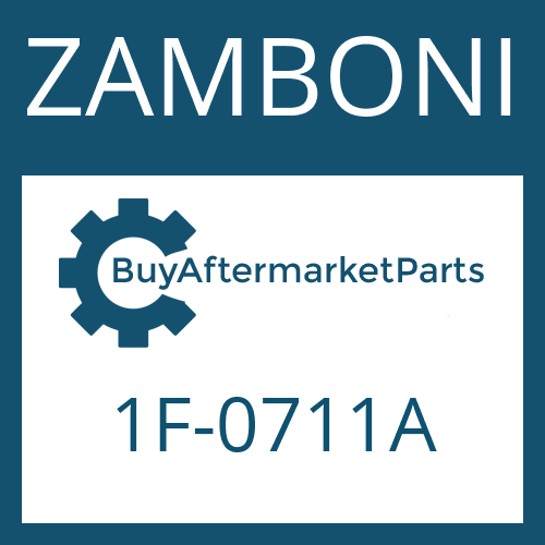 1F-0711A ZAMBONI CHART - HEX BOLT