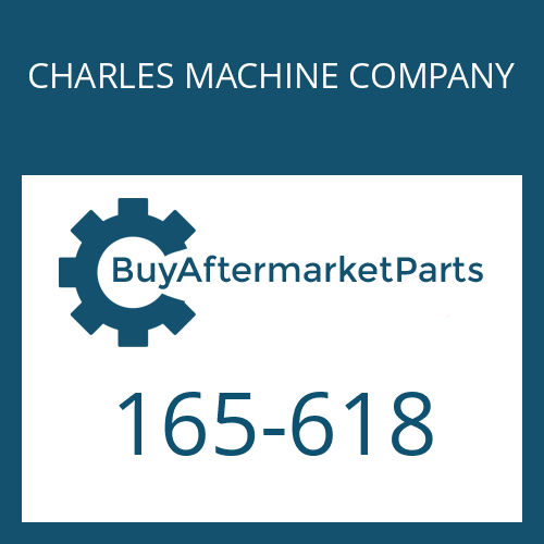 165-618 CHARLES MACHINE COMPANY GASKET