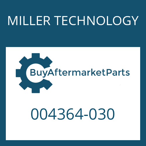 004364-030 MILLER TECHNOLOGY PLUG