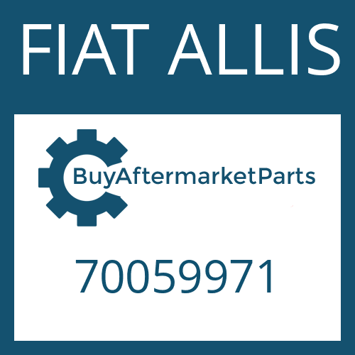 70059971 FIAT ALLIS BRAKE SPACER LI