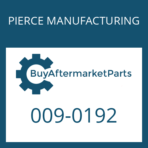 009-0192 PIERCE MANUFACTURING A CARR CAP & CO