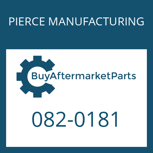 082-0181 PIERCE MANUFACTURING THRUST WASHR