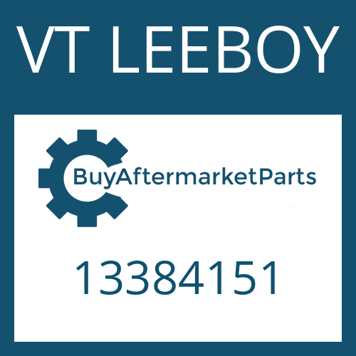 13384151 VT LEEBOY OIL SEAL Rubber- Oil Seals Gaskets W