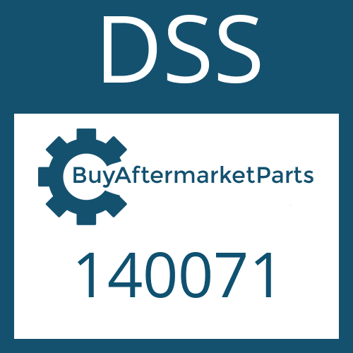 140071 DSS DRIVESHAFT